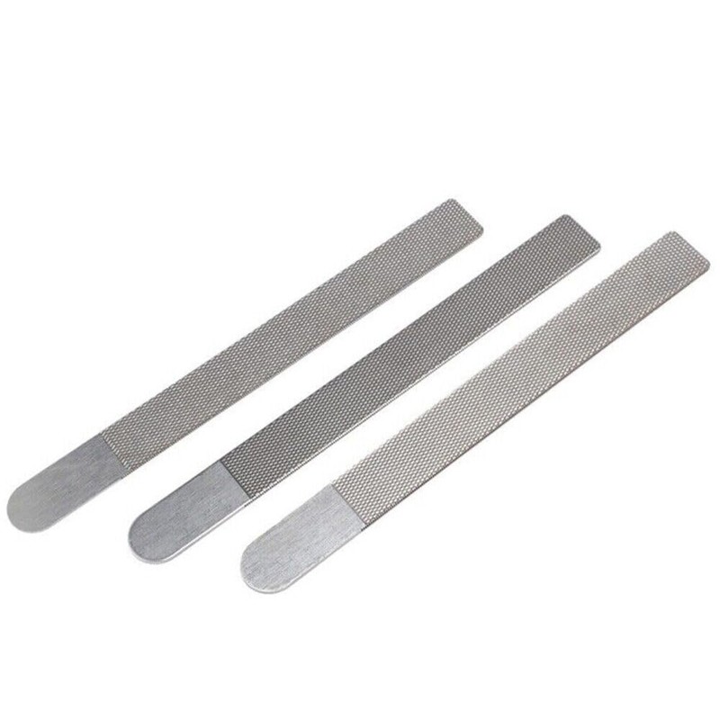 Guitar Nut Files and Fret Crowning Tool Set 4Pcs Steel