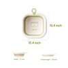 Bellglee Square Collapsible Wash Basins 3-Pack, Small Foldable Baby Bath