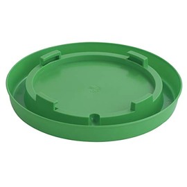 Little Giant® Nesting-Style Poultry Waterer Base | Heavy Duty Plastic Water Tray Base for 1 Gallon Container | Base for Chicken Waterer (Lime Green, 1 Count)