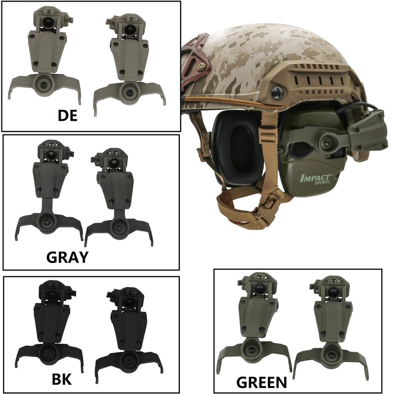HEARFALCOM ARC Rail Adapter for Tactical Helmet Fast Series Helmets