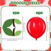 60 Pcs Back to School Inflatable Apples Balloons Sets The