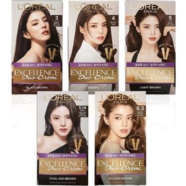 로레알파리 L'Oréal Paris Excellence Duo Cream 5 types, choose 1, 4 brown / 로레알파리 엑셀랑스 듀오크림 5종 택1 4브라운