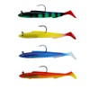 Rubber Fish Zander Set 3D Eyes Soft Fishing Lures 15
