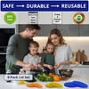 2, 4 & 7 Cup Orange, Yellow, Blue Replacement Lids/Covers