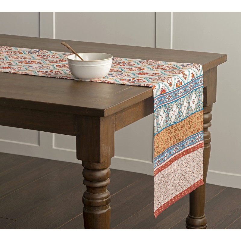 Maison d' Hermine Romane 100% Cotton Table Runner Farmhouse Tabletop