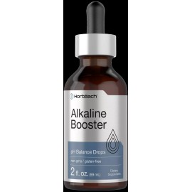 Horbäach Alkaline Booster Drops | 2 FL Oz | pH Balance Liquid | Non-GMO | by Horbaach