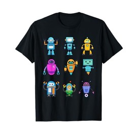 Cool Robot Costume Girls Boys Robots T-Shirt