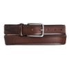 Bruno Magli EMILIO Mens Belt, Leather Cognac