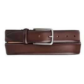Bruno Magli EMILIO Mens Belt, Leather Cognac