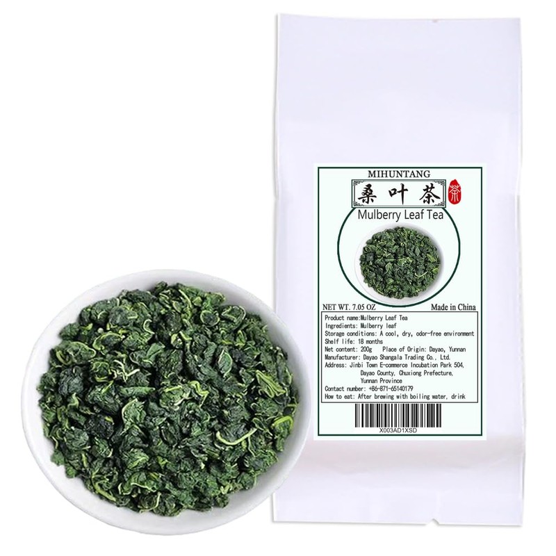 Mulberry leaf tea 7.05 oz -Fried mulberry leaves after frost-Tea