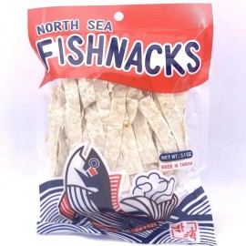North Sea Taiwan North Sea Fishsnack Dried Fish Sticks 3.1oz北海鱈魚香絲