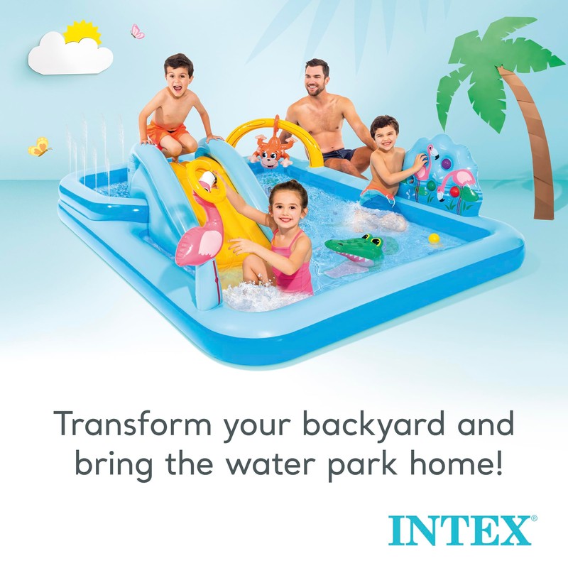 Intex 96" x 78" x 28" Inflatable Jungle Adventure Play
