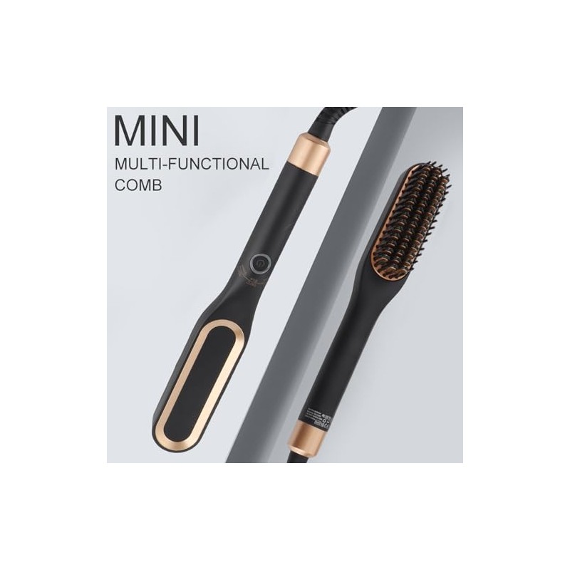 Peine Eléctrico para Alisar la Barba, Cepillo Alisador de Barba