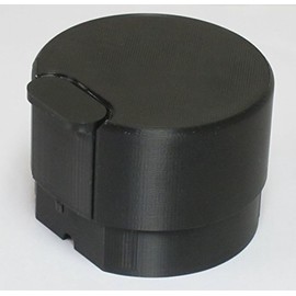 Lid for Braun Coffee Bean Mill and Spice Grinder models KSM2 and KSM4, Type 4041 (Black)