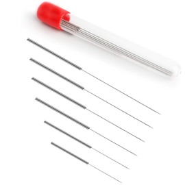 OKAWASI Nozzle Cleaning Needle for Printer Accessories Printer Nozzle Needles 0.006 inch (0.15 mm), 0.01 inch (0.2 mm), 0.01 inch (0.25 mm), 0.01 inch (0.35 mm), 0.01 inch (0.4 mm) (Set of 6)