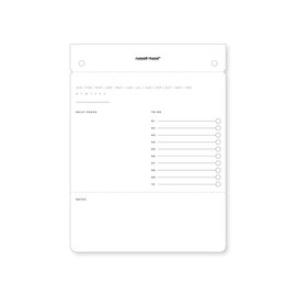 russell+hazel Drafters Tablet Refill Noire, 100 Sheets, white (51197)