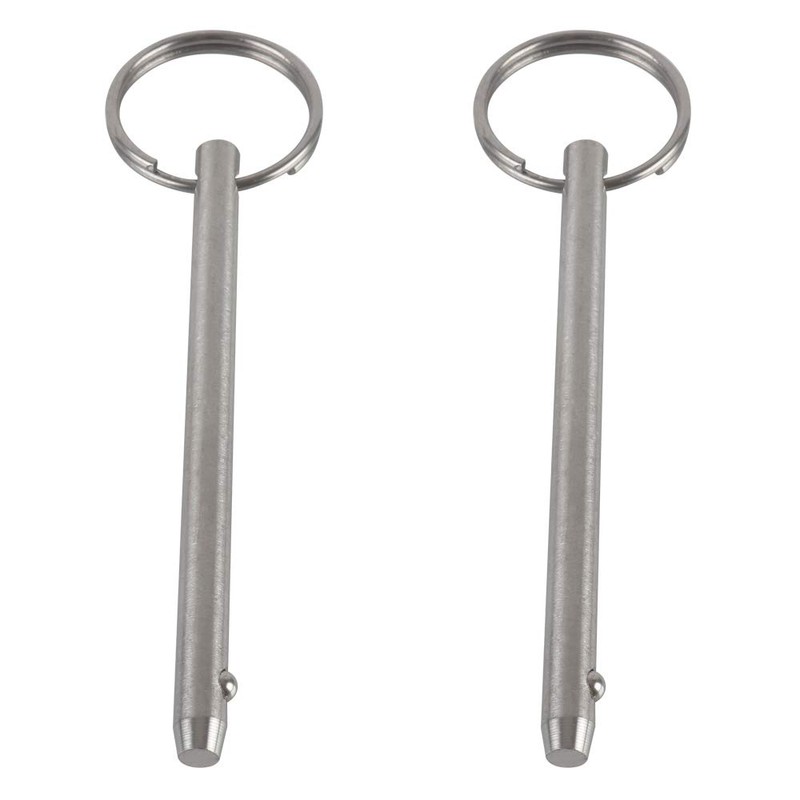 4 Pack Quick Release Pin, Diameter 1/4"(6.3mm), Overall Length 3.75"(95mm),