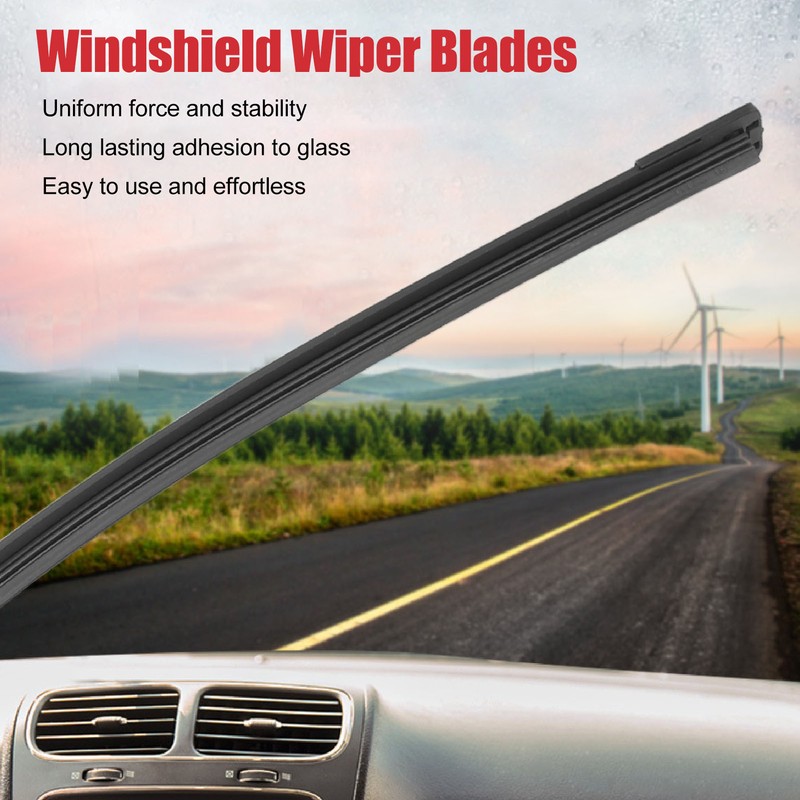 3Pcs Front Windshield Wiper Blades Durable Wiper Blade Replacement for