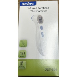 Cooper-Atkins Sejoy Digital Infrared Forehead Thermometer - White DET-306 Batteries Included