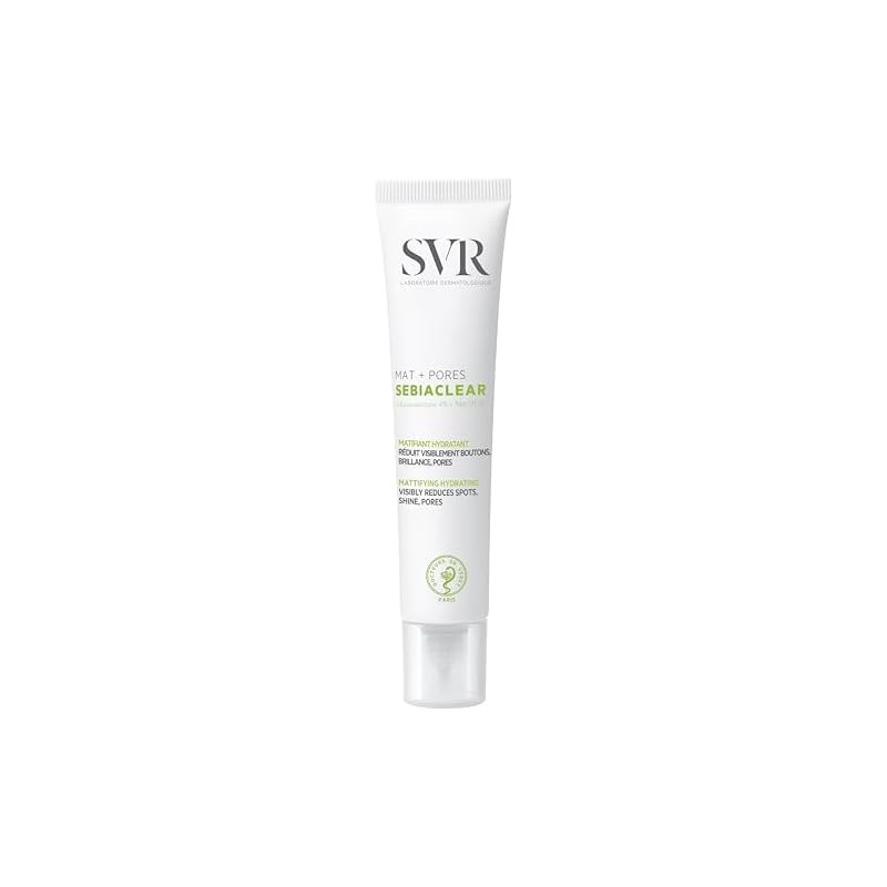 SVR Sebiaclear Mat+Pores Crema Seborreguladora Mate Sebiaclear 40 ml