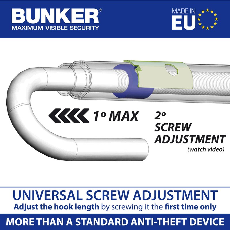 Bunker BT29 High-End Telescopic Steering Wheel Brake Pedal Lock, The