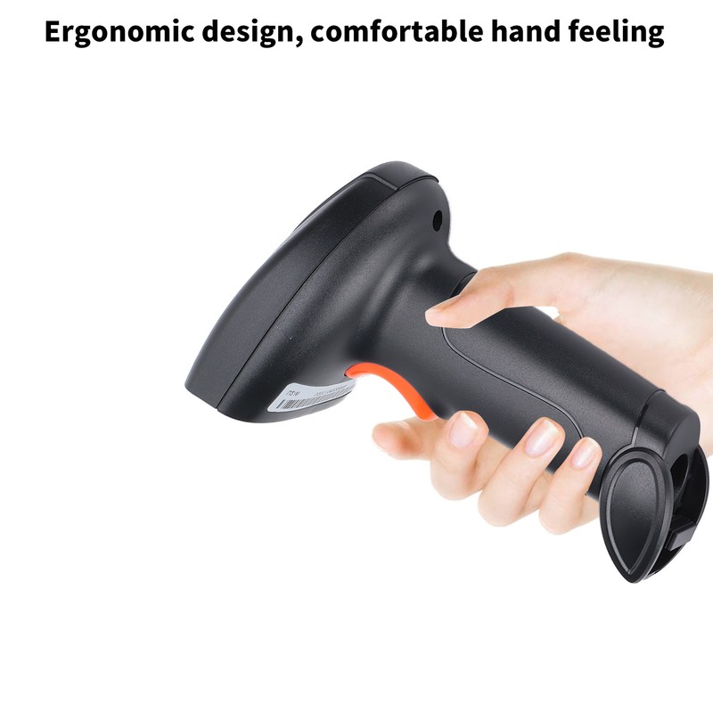 Barcode Scanner Handheld 360° Reading Dustproof Waterproof Wireless QR Code