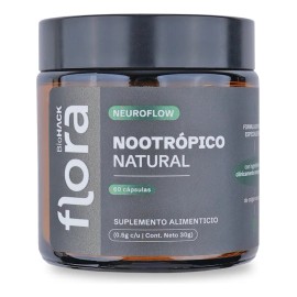 Nootrópico Natural | Flora Neuroflow | 60 Cápsulas Sabor Sin sabor