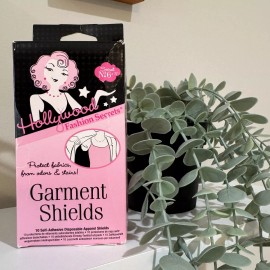 Hollywood Fashion Secrets Garment Shields, Moisture Wicking Sweat Pads, 10 Count