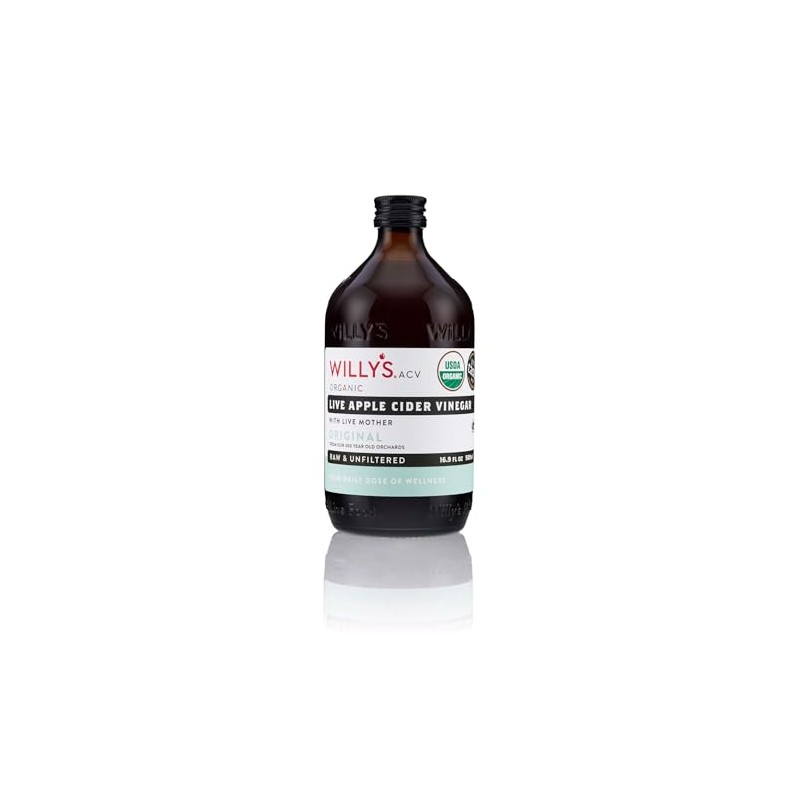 Willy's Organic ACV Apple Cider Vinegar with Mother - Probiotocs