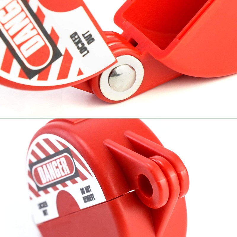 QWORK Valve Lockout, Safety Padlock Gate Valve Lock Device for