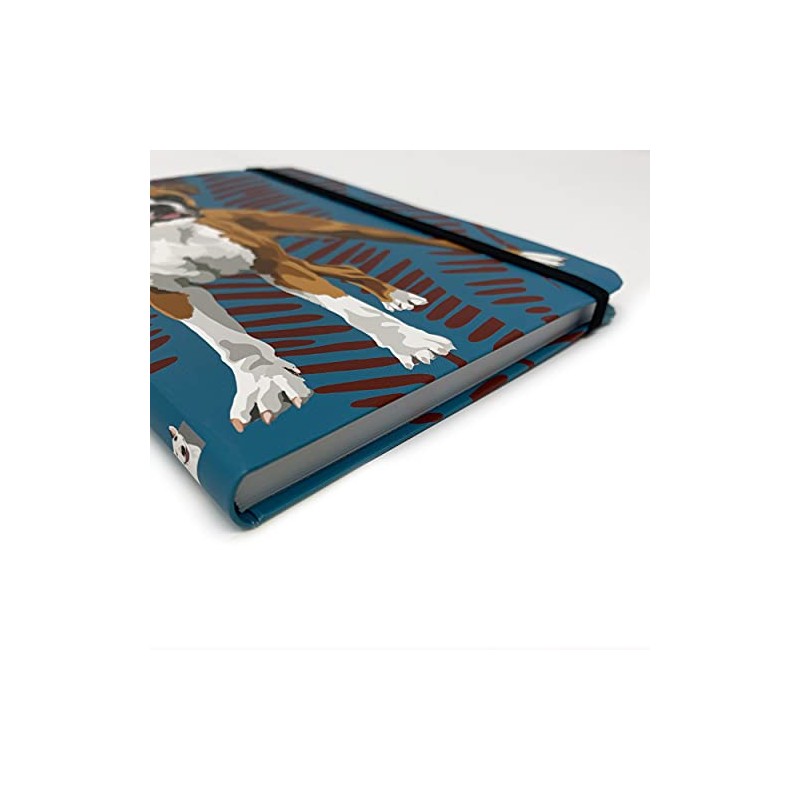 Boxer Flexible Pocket Notebook by Leslie Gerry - Memo Pad