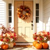 Fall Flowers, 4Pcs UV Resistant Artificial Outdoor Petunias for Decor