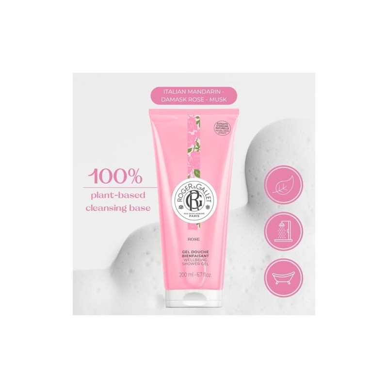 Wellbeing Shower Gel - Rose by Roger & Gallet for