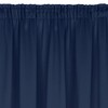 Eurofirany Logan Opaque Blackout Satin Curtain with Header Tape, 1