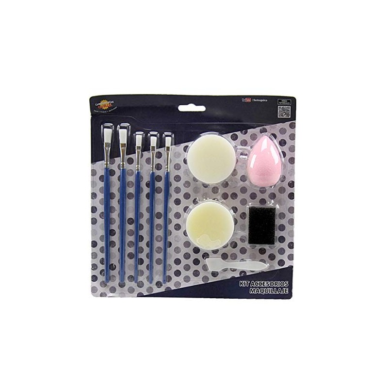 Guirca Garland Set of Make-Up Accessories for Body Painting, with