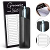Magnetic Pen Holder, 2 Pack PU Leather Pencil Pouch For
