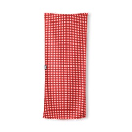 Nomadix Original Towel - Perfect for Beach, Pool, Travel, Camping, Yoga - Made with Recycled Materials - Super Absorbent - Sand Resistant - Gingham Red - 72.5x30