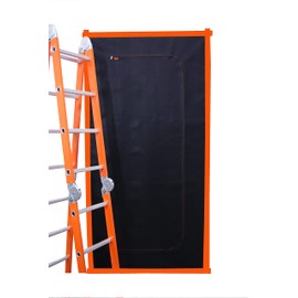 2 Pack - Anti-Dust Zip Door, dust Door Cover, Made from Thick 220 cm x 110 cm Polypropylene Fabric. Exceptionally Durable Building Door Dust Protector, Renovation dust Barrier