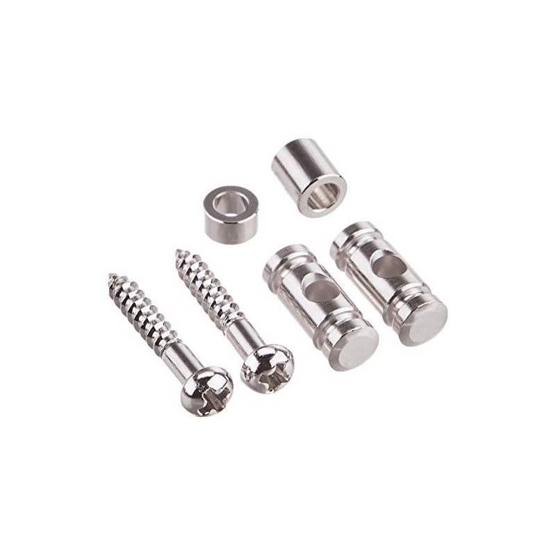 GOTOH String Retainer, Tubular, 2.5mm & 5mm Spacers, Nickel (PRG15/30N)