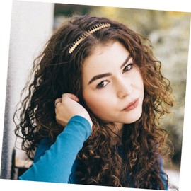 Outanaya 12pcs Teeth Fancy Metal Hair Combs for Women Elegant Side Clips White Black for Weddings Parties Special Occasions