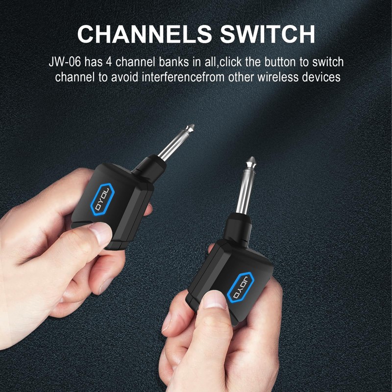 5.8Ghz Wireless Guitar Transmitter Receiver Guitar System with Charging Box
