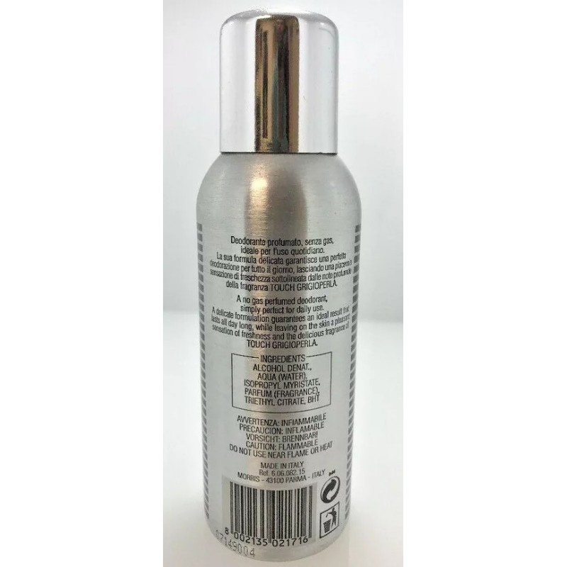 Grigio PerlaTouch deodorant parfume spray 5 oz/150 ml NEW