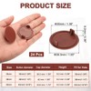 sourcing map 24Pcs Hinge Hole Covers, 35mm(1 3/8") Dia Plastic