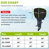 600D Heavy Duty Waterproof Outboard Motor Cover,Fade and Crack Resistant
