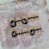 Shadow Heart Handmade Nail Tips - Stiletto M / 쉐도우