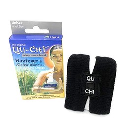 Qu-Chi Hay Fever Band - The Acupressure Arm Band - Black Colour