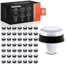 A-Premium 50PCS Nylon Retainer Clip Fasteners Compatible with Ford Transit 2015-2018, Transit-150 2015-2018, Transit-250 2015-2018, Transit-350 2015-2018, Transit-350 HD 2015-2018, EcoSport 2018