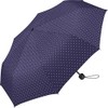 Super MINI Flash Manual Women's Pocket Umbrella Dots, Deep Purple,