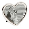 Oaktree Gifts Silver Plated Heart Alloy Photo Frame 4 x