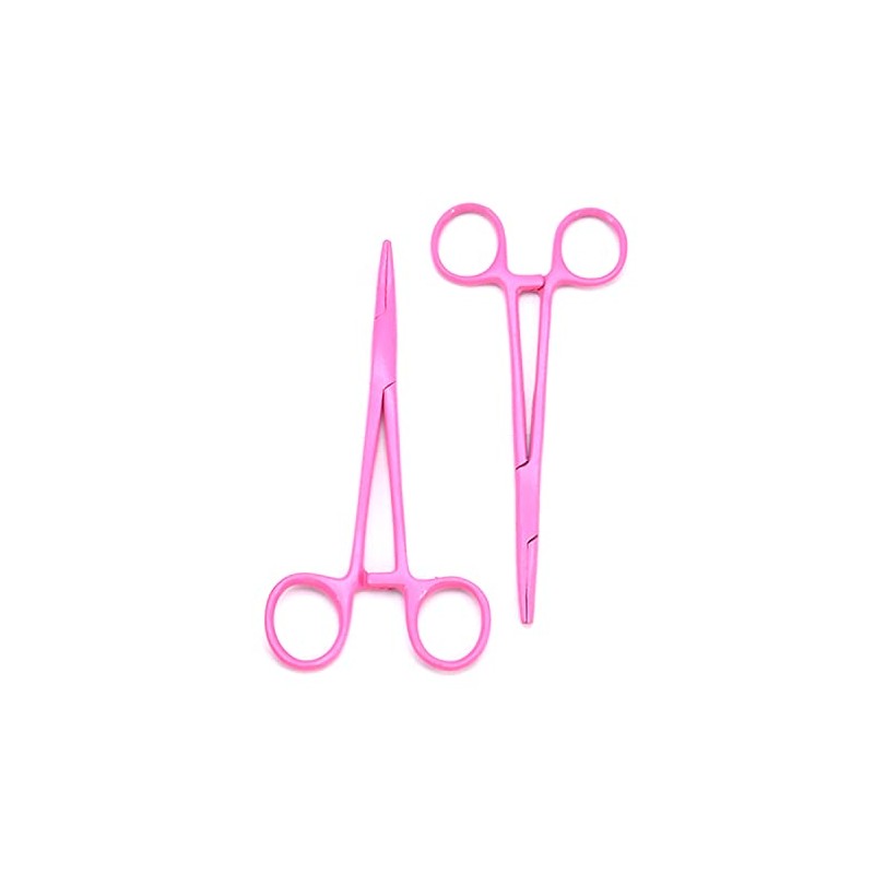 Ultimate Rainbow 2 - Piece Curved & Straight Hemostat Set